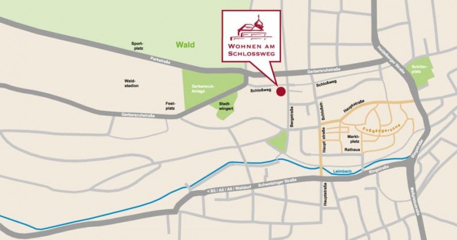 Mikrolage Etagenwohnung Wiesloch